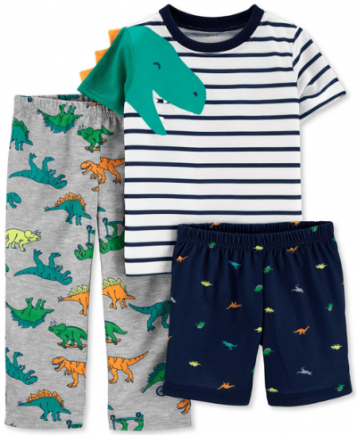 Pijama  3 Piezas  de Dinosaurios Carter’s – Talla 3