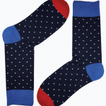 Medias Azules con puntos