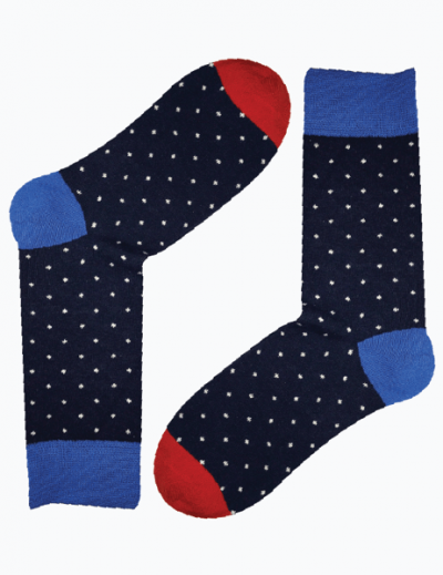 Medias Azules con puntos